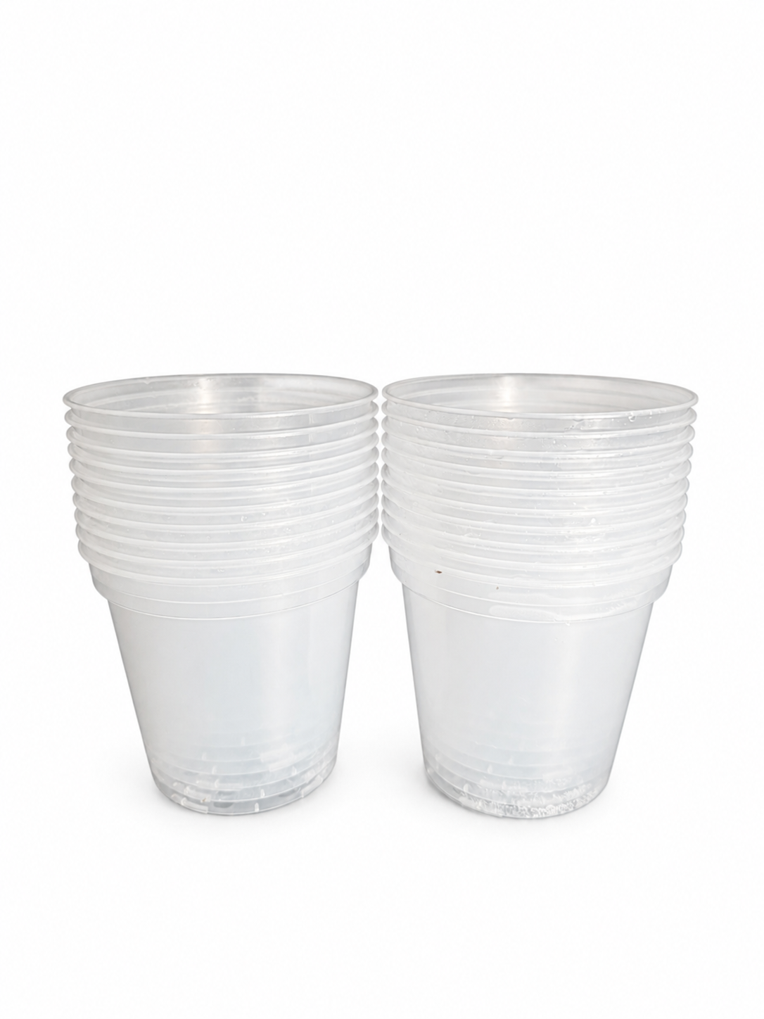5 Inch super clear plastic pots - Set of 20