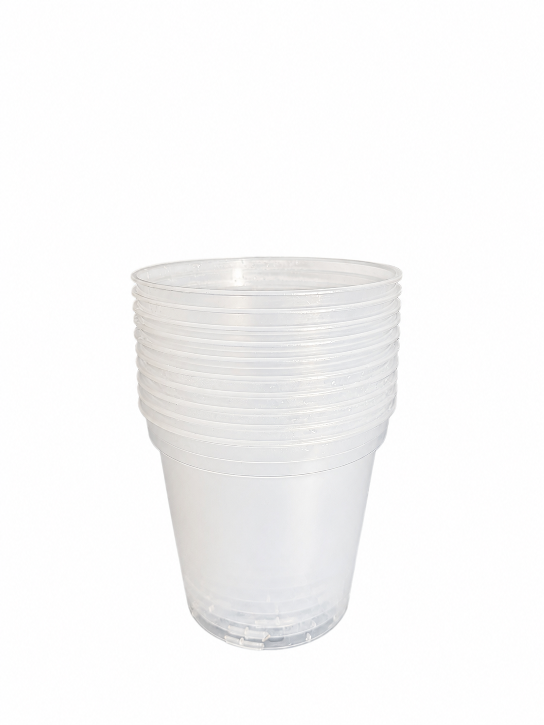 5 Inch super clear plastic pots - Set of 20